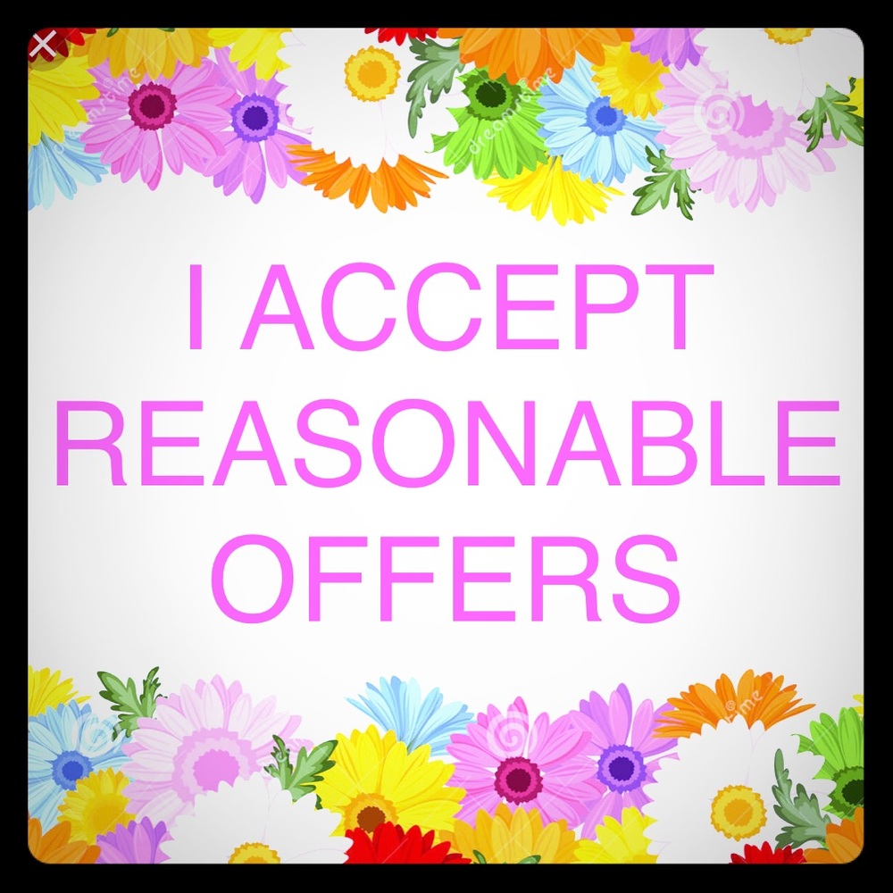 I Accept Reasonable Offers